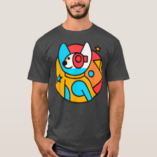 Corgi in Space Dog Owner Pembroke Welsh Corgi Funn T-Shirt