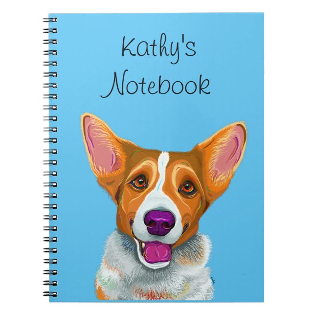 Corgi, its all about the ears notebook (Front)
