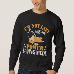 Corgi Lazy Sleeping Dog Funny Sweatshirt