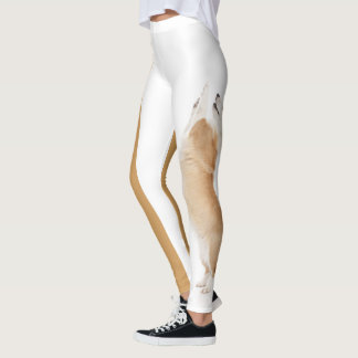 Corgi Leggings--Foxy Treats Leggings