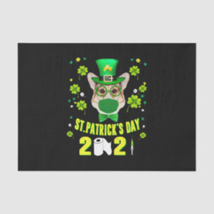 Corgi Leprechaun Dog Lover Patricks Day Tissue Paper