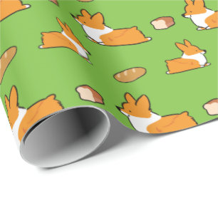 Corgi Loaf Gift Wrapping Paper