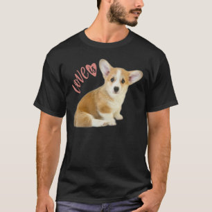 Corgi Love Is Dog Mom Dad Puppy Pet Women Men Kids T-Shirt