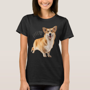 Corgi  Love Is Dog Mum Dad Puppy Pet Women Men Kid T-Shirt