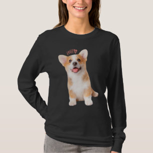 Corgi  Love Is Dog Mum Dad Puppy Pet Women Men Kid T-Shirt