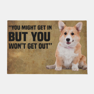 Corgi Lover Gift, Corgi Doormat,Corgi Gift Doormat
