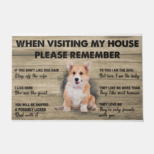 Corgi Lover Gift, Corgi Doormat,Corgi Gift Doormat