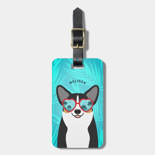 Corgi Luggage Tags (Front Vertical)