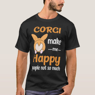 Corgi Make Me Happy T-Shirt