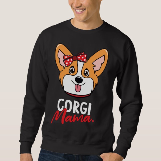 Corgi Mama Dog Sweatshirt (Front)