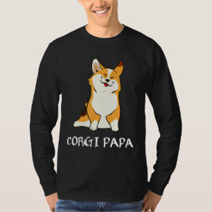 Corgi Men Boys Puppy Dad Dog Papa T-Shirt