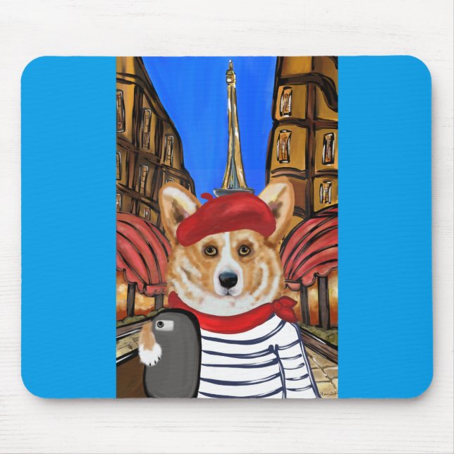 Corgi Mouse Pad (Front)