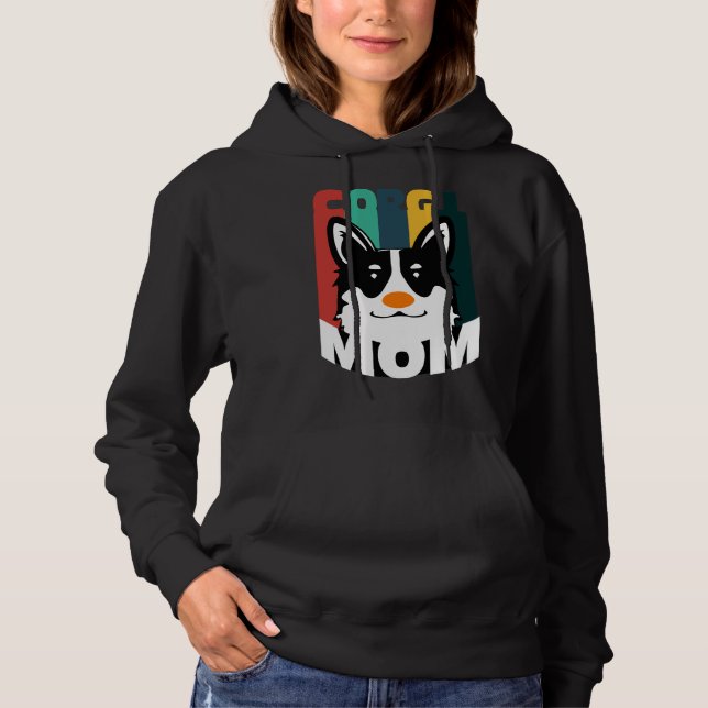 Corgi Mum  488 Hoodie (Front)