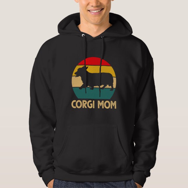 Corgi Mum  596 Hoodie (Front)