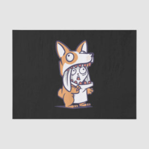 Corgi Mum And Corgi Dad Easter Bunny Costume Tissue Paper