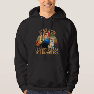 Corgi Mum Classy Sassy And A Bit Smart Assy Hoodie