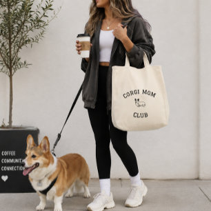 Corgi Mum Club Minimalist Modern Corgi Mum Gift Tote Bag