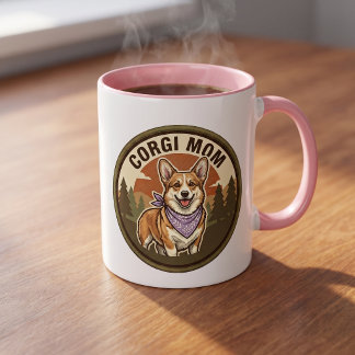 Corgi Mum Coffee Mug | Welsh Corgi Dog Mum Gift