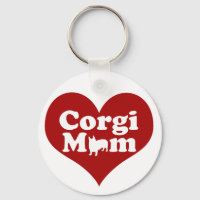 Corgi Mum Cute Red Heart