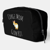 'Corgi Mum Glow Kit' Black And White Playful Cute