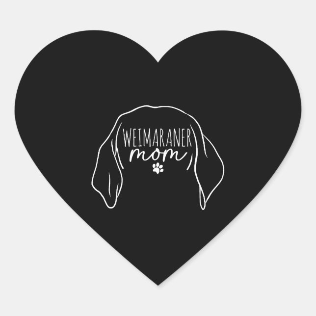 Corgi Mum Heart Sticker (Front)