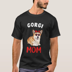 Corgi Mum Mama Corgi Dog Owner Funny Mothers Day T-Shirt
