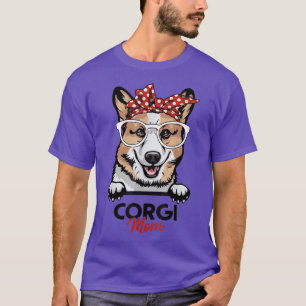 Corgi Mum Mothers Day Dog Lovers Gifts For Women T-Shirt
