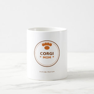 Corgi Mum — Short Legs, Huge Love Coffee Mug