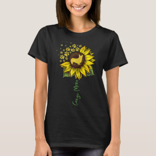 Corgi Mum Sunflower Corgi Lovers Gifts Dog Mum Mam T-Shirt