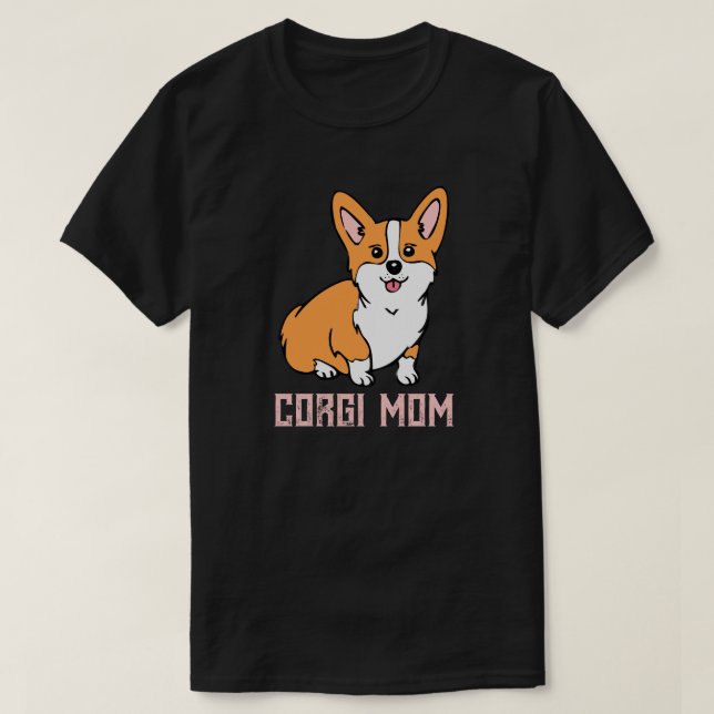 Corgi Mum T-Shirt (Design Front)