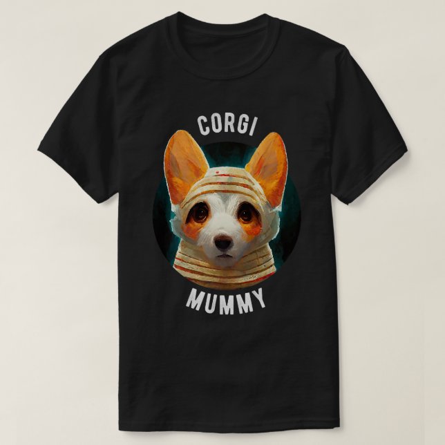 Corgi Mummyhalloween97 T-Shirt (Design Front)