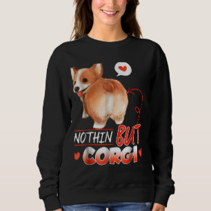 Corgi Nothing Long Sleeve Sweatshirt