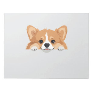 Corgi Peeking Cute Adorable Funny Animal Cartoon  Notepad