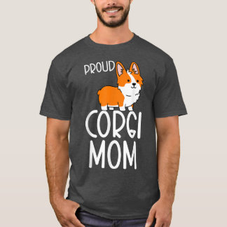 Corgi Pembroke Lover Proud Corgi Mum  T-Shirt