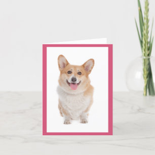 Corgi ( Pembroke ) Puppy Dog Blank Note Card
