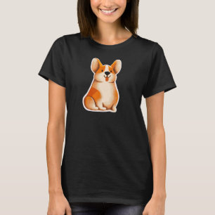 Corgi Playful Dog Cute Welsh Men Women Kids T-Shirt