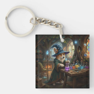 Corgi Potions Master Key Ring