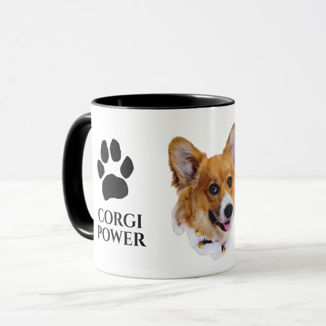 Corgi Power Mug (Front Left)