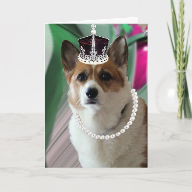 corgi princess card (Front)