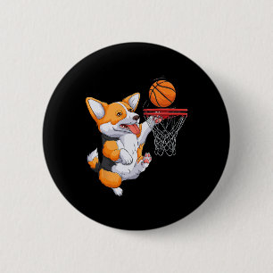 Corgi Puppy Corgi Sketll For Pet Lovers Women Men  6 Cm Round Badge