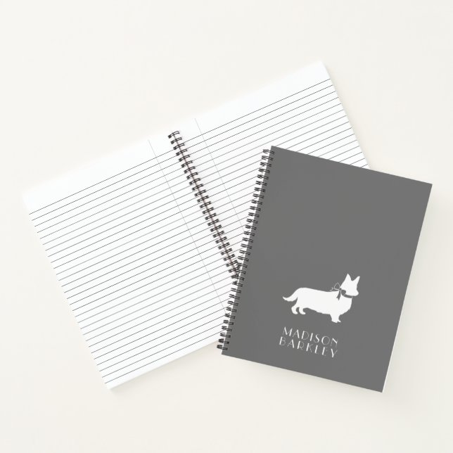 Corgi Puppy Dog Pembroke Welsh Notebook (Inside)