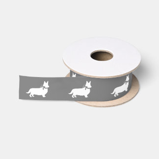 Corgi Puppy Dog Pembroke Welsh Satin Ribbon