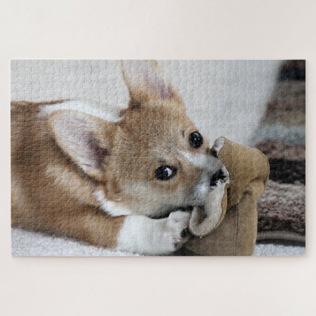 Corgi Puppy Fun Puzzle (Horizontal)