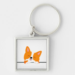 Corgi, Puppy, Pet Key Ring