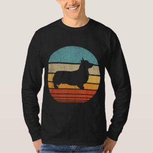 Corgi Retro Vintage 60s 70s Sunset Dog Lovers Men T-Shirt