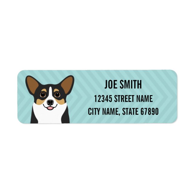 Corgi Return Address Labels (Front)