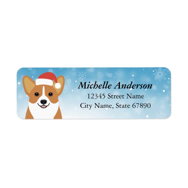 Corgi Return Address Labels (Front)
