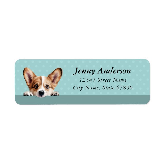 Corgi Return Address Labels (Front)