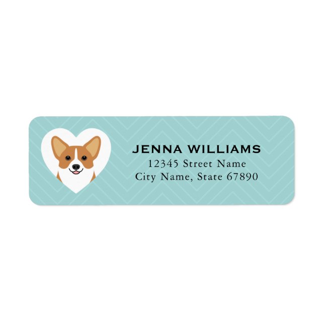 Corgi Return Address Labels (Front)