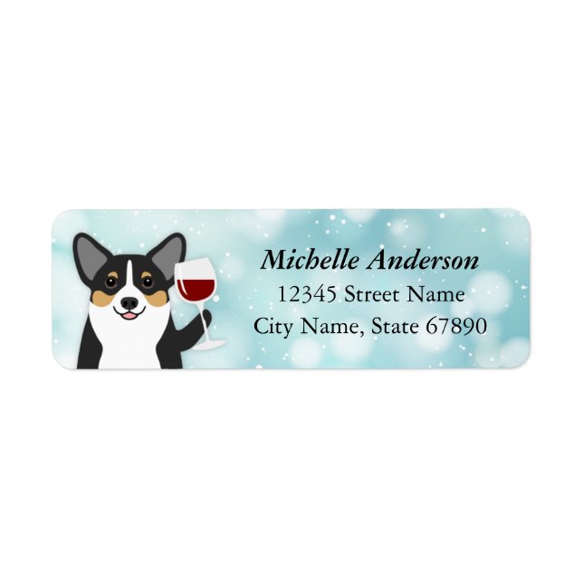Corgi Return Address Labels (Front)